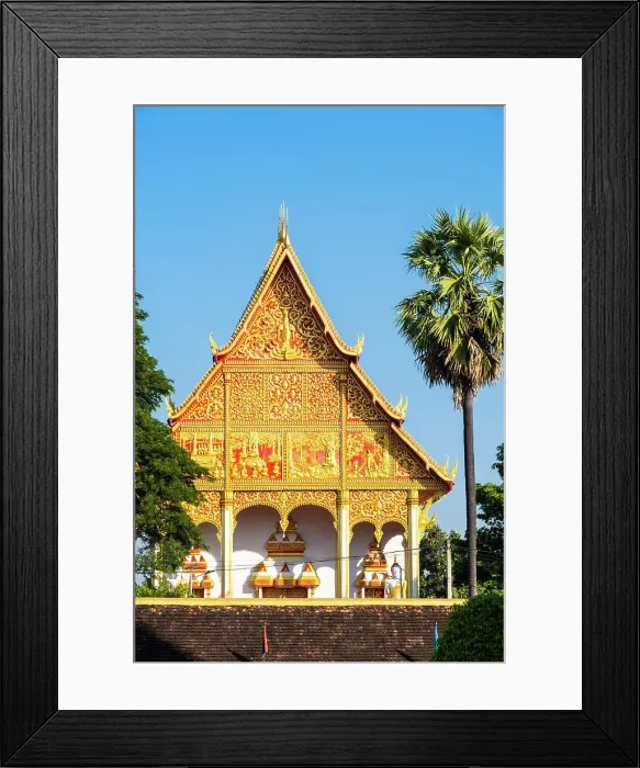 Framed Print : Wat That Luang Neua, Pha That Luang, Vientiane (capital city), Laos Framed Print : Wat That Luang Neua, Pha That Luang, Vientiane (capital city), Laos