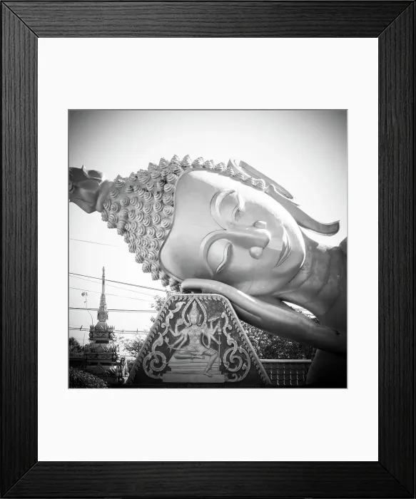 Framed Print : Reclining buddha, Pha That Luang, Vientiane (capital city), Laos Framed Print : Reclining buddha, Pha That Luang, Vientiane (capital city), Laos