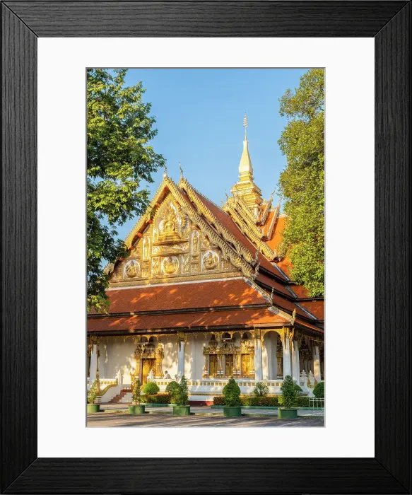 Framed Print : Wat That Phoun, Vientiane (capital city), Laos Framed Print : Wat That Phoun, Vientiane (capital city), Laos