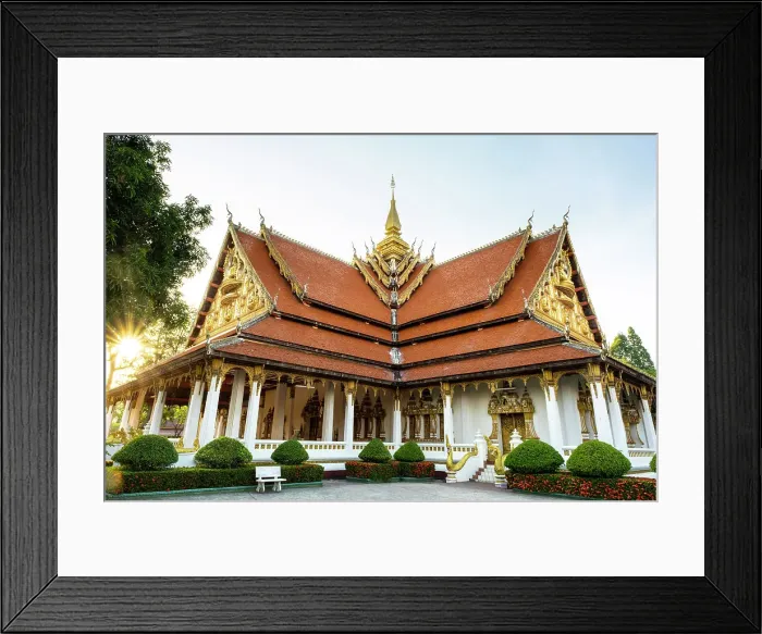Framed Print : Wat That Phoun, Vientiane (capital city), Laos Framed Print : Wat That Phoun, Vientiane (capital city), Laos