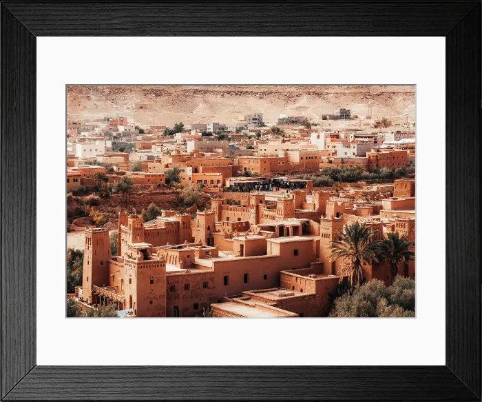 Framed Print : Ait Ben Haddou, Morocco. Details of buildings at the Kasbah Framed Print : Ait Ben Haddou, Morocco. Details of buildings at the Kasbah
