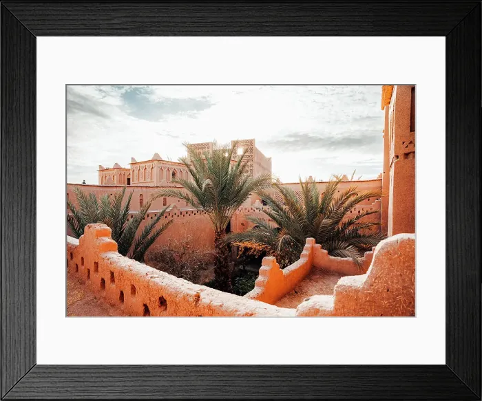 Framed Print : Kasbah Amridil is a historic fortified residence in the oasis of Skoura, in Morocco Framed Print : Kasbah Amridil is a historic fortified residence in the oasis of Skoura, in Morocco