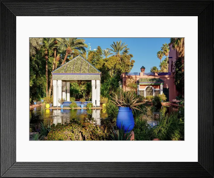 Framed Print : The Jardin Majorelle, Marrakech, Morocco Framed Print : The Jardin Majorelle, Marrakech, Morocco