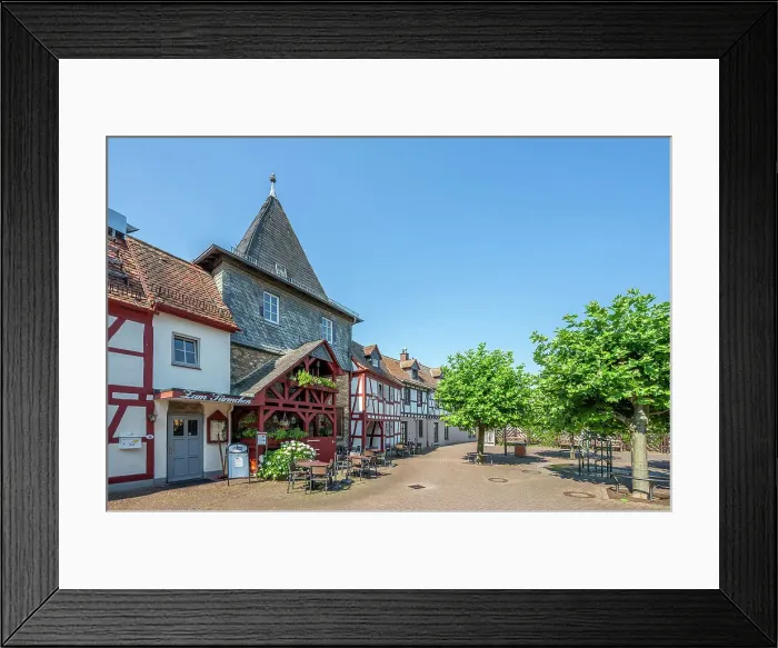 Framed Print : Buettelturm, Hofheim am Taunus, Hesse, Germany