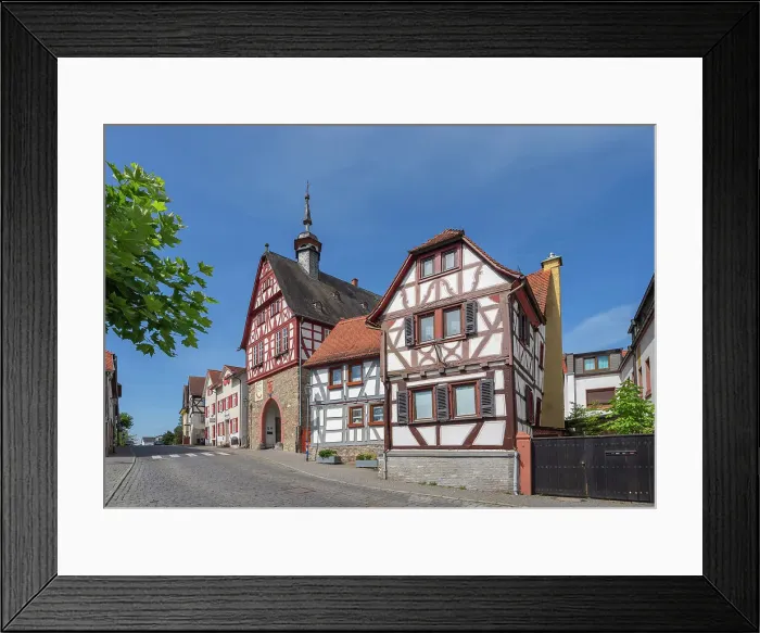 Framed Print : Old town hall in the old town of Oberursel, Taunus, Hesse, Germany Framed Print : Old town hall in the old town of Oberursel, Taunus, Hesse, Germany