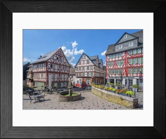Framed Print : Kornmarkt, Wetzlar, Lahn, Lahn valley, Westerwald, Taunus, Hesse, Germany Framed Print : Kornmarkt, Wetzlar, Lahn, Lahn valley, Westerwald, Taunus, Hesse, Germany