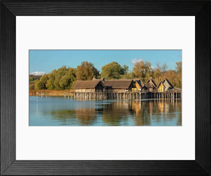 Framed Print : Pile Dwelling Museum, Unteruhldingen, Lake Constance, Upper Swabia, Baden-Wurttemberg, Germany Framed Print : Pile Dwelling Museum, Unteruhldingen, Lake Constance, Upper Swabia, Baden-Wurttemberg, Germany