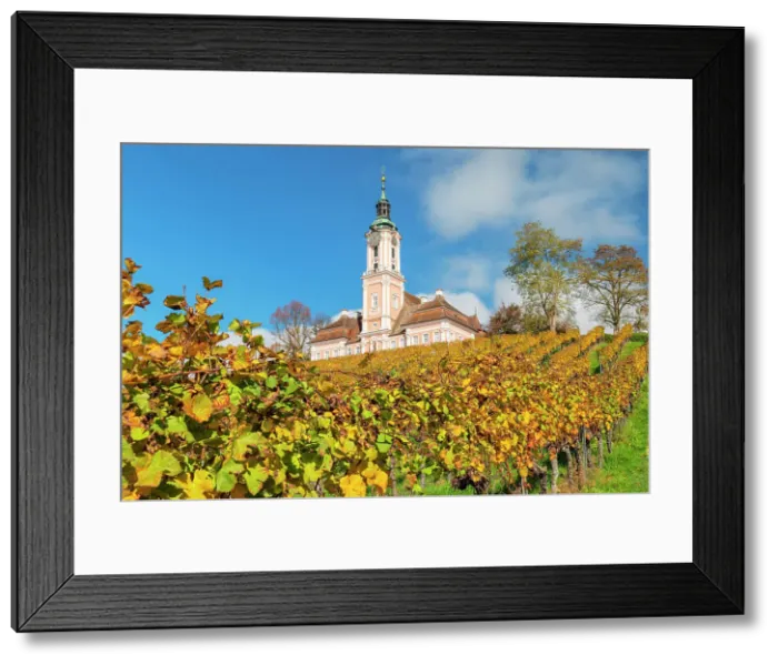 Framed Print : Pilgrimage church Birnau near Unteruhldingen, Lake Constance, Upper Swabia, Baden-Wurttemberg, Germany Framed Print : Pilgrimage church Birnau near Unteruhldingen, Lake Constance, Upper Swabia, Baden-Wurttemberg, Germany
