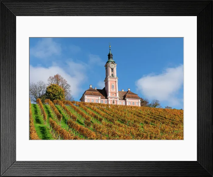 Framed Print : Pilgrimage church Birnau near Unteruhldingen, Lake Constance, Upper Swabia, Baden-Wurttemberg, Germany Framed Print : Pilgrimage church Birnau near Unteruhldingen, Lake Constance, Upper Swabia, Baden-Wurttemberg, Germany