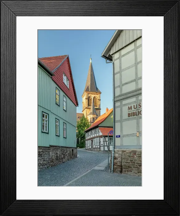 Framed Print : St. Sylvester Church, Wernigerode, Harz, Saxony-Anhalt, Germany Framed Print : St. Sylvester Church, Wernigerode, Harz, Saxony-Anhalt, Germany