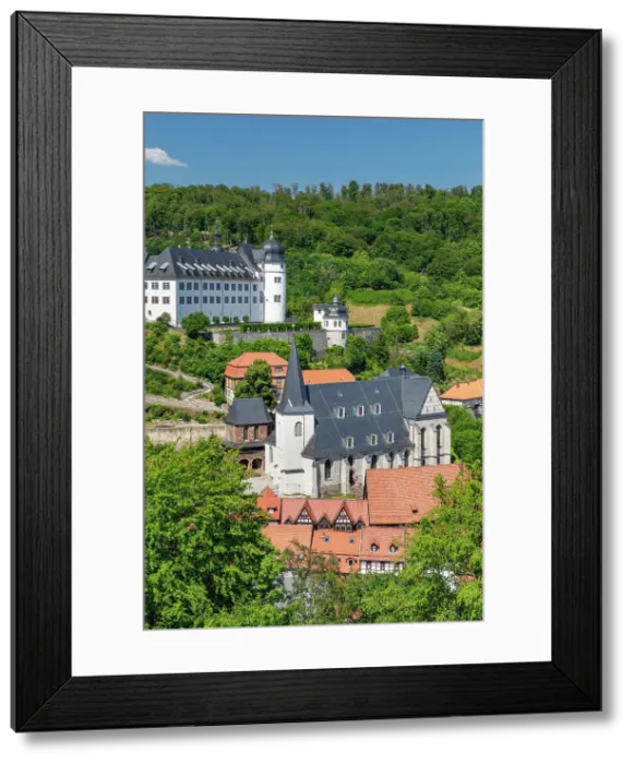 Framed Print : View over Stolberg with St.Martini church and castle, Harz, Saxony-Anhalt, Germany Framed Print : View over Stolberg with St.Martini church and castle, Harz, Saxony-Anhalt, Germany