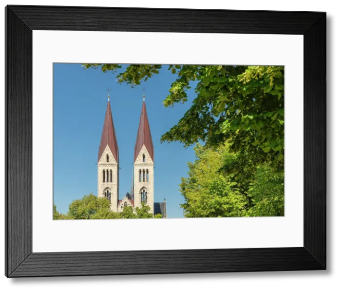Framed Print : Cathedral of St. Stephanus and Sixtus, Halberstadt, Harz, Saxony-Anhalt, Germany Framed Print : Cathedral of St. Stephanus and Sixtus, Halberstadt, Harz, Saxony-Anhalt, Germany