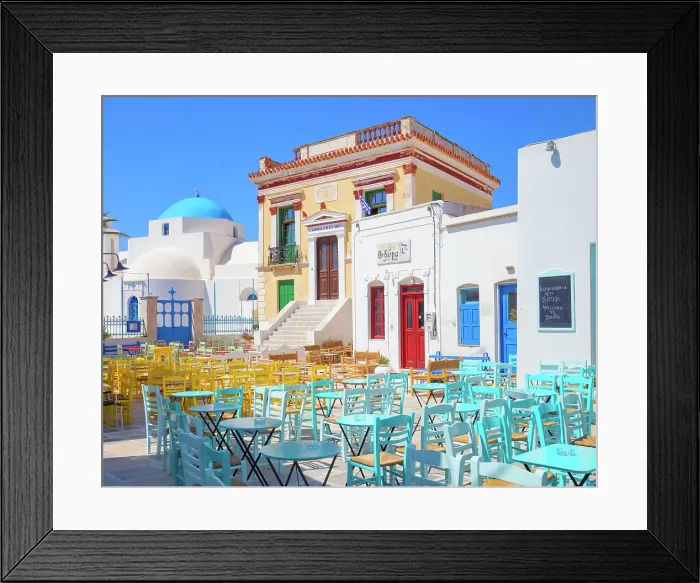 Framed Print : Chora central square, Chora, Serifos Island, Cyclades Islands, Greece Framed Print : Chora central square, Chora, Serifos Island, Cyclades Islands, Greece