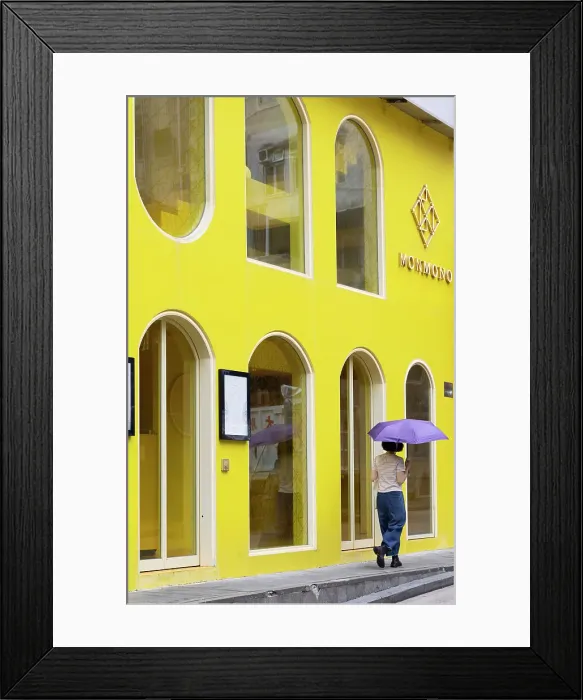 Framed Print : Monmono restaurant, Central, Hong Kong Island, Hong Kong Framed Print : Monmono restaurant, Central, Hong Kong Island, Hong Kong