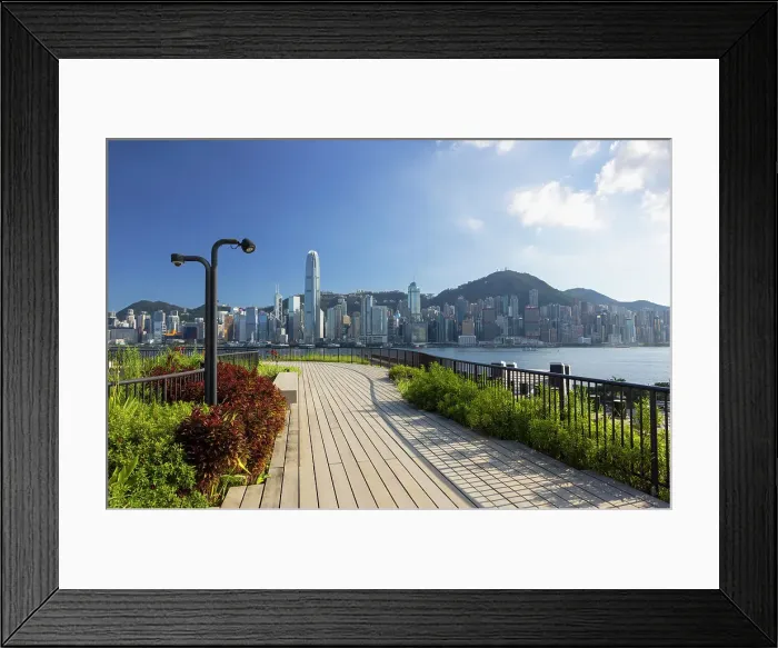 Framed Print : View of Hong Kong Island skyline from M+ Museum rooftop, West Kowloon Cultural District, Kowloon, Hong Kong Framed Print : View of Hong Kong Island skyline from M+ Museum rooftop, West Kowloon Cultural District, Kowloon, Hong Kong