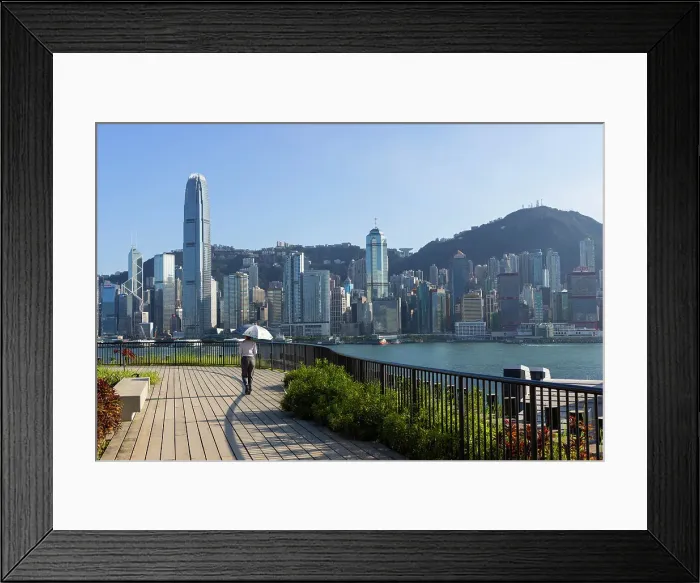 Framed Print : Woman walking on M+ Museum rooftop, West Kowloon Cultural District, Kowloon, Hong Kong Framed Print : Woman walking on M+ Museum rooftop, West Kowloon Cultural District, Kowloon, Hong Kong