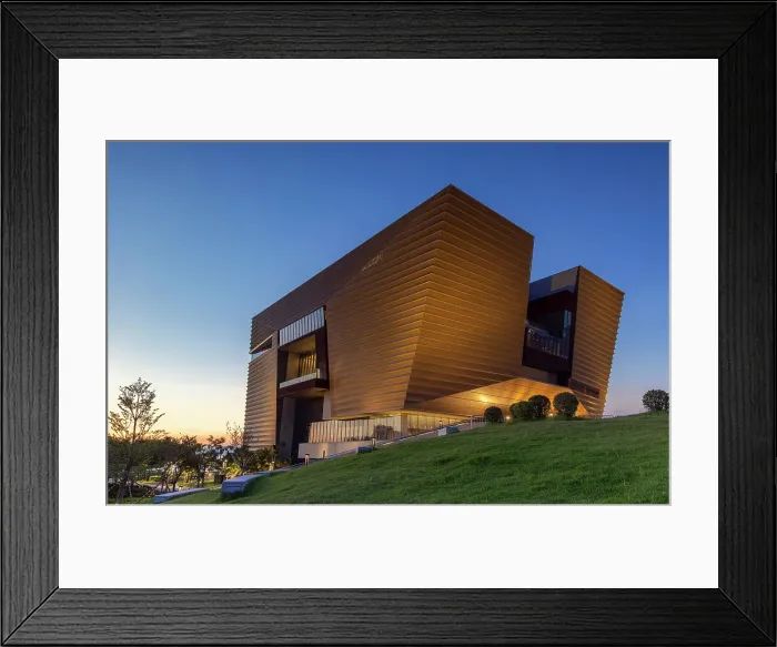 Framed Print : Palace Museum at dusk, West Kowloon Cultural District, Kowloon, Hong Kong Framed Print : Palace Museum at dusk, West Kowloon Cultural District, Kowloon, Hong Kong