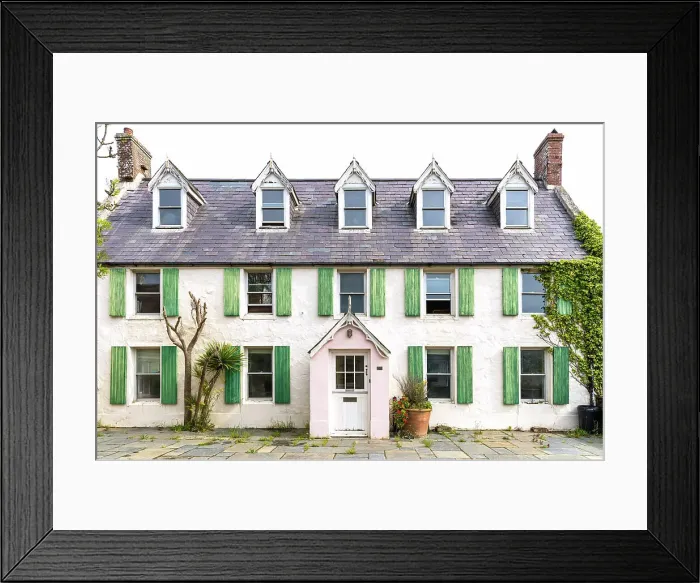 Framed Print : Traditional architecture in Isle of Sark, Channel Islands Framed Print : Traditional architecture in Isle of Sark, Channel Islands