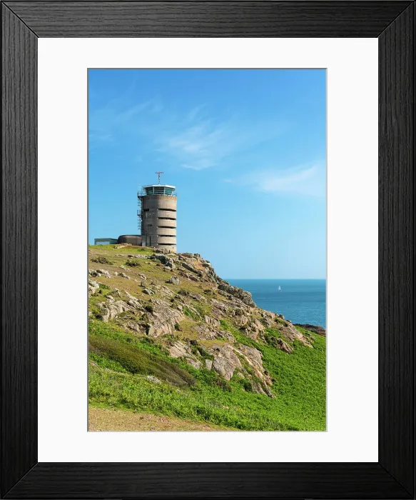 Framed Print : WWII German Naval Tower MP2 near Corbiere Lighthouse, Jersey, Channel Islands Framed Print : WWII German Naval Tower MP2 near Corbiere Lighthouse, Jersey, Channel Islands