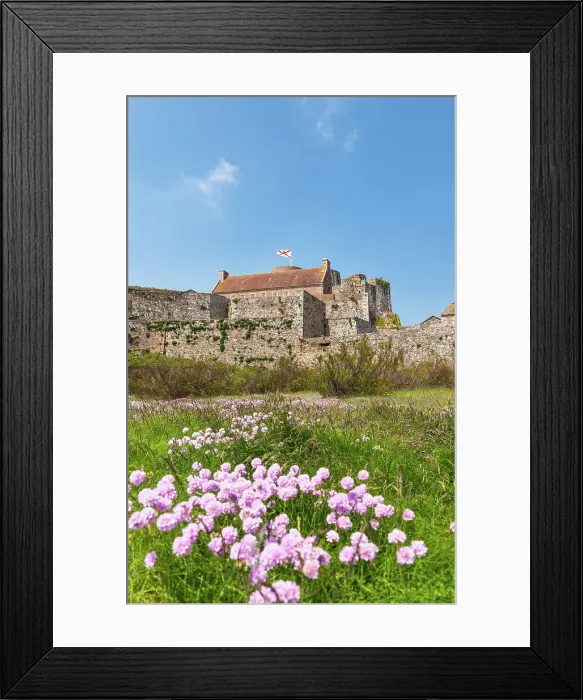 Framed Print : Elizabeth Castle, St Aubin Bay, Jersey, Channel Islands Framed Print : Elizabeth Castle, St Aubin Bay, Jersey, Channel Islands
