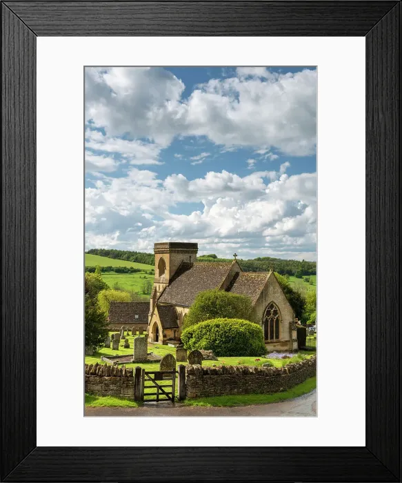 Framed Print : St Barnabas Church in the picturesques Cotswolds village of Snowshill, Gloucestershire, England. Spring (May) 2021 Framed Print : St Barnabas Church in the picturesques Cotswolds village of Snowshill, Gloucestershire, England. Spring (May) 2021