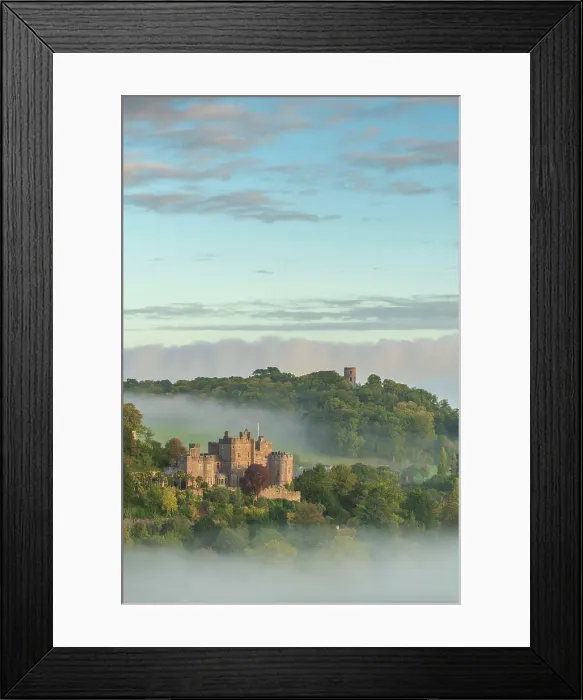 Framed Print : Dunster Castle emerges from swirling morning mist, Exmoor National Park, Somerset, England. Autumn (October) 2022 Framed Print : Dunster Castle emerges from swirling morning mist, Exmoor National Park, Somerset, England. Autumn (October) 2022
