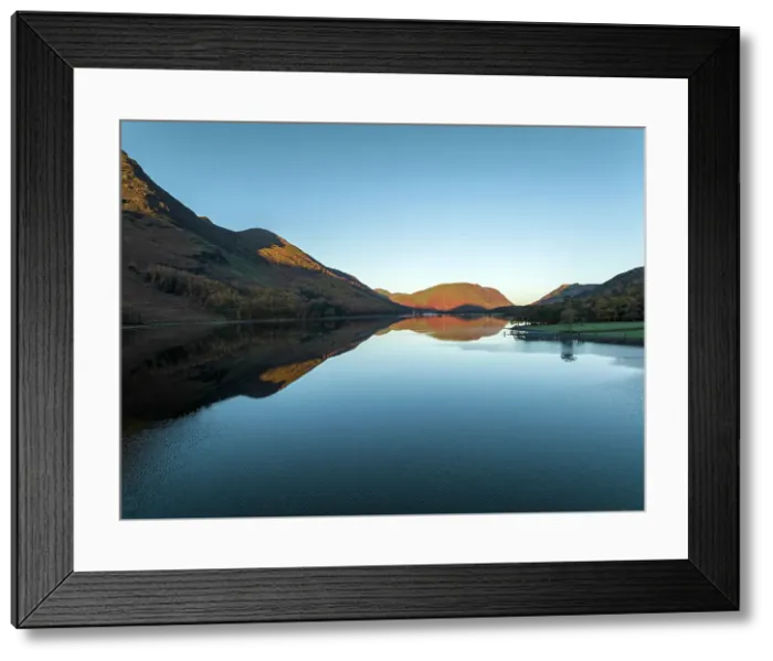Framed Print : Lake Buttermere at dawn, Lake District, Cumbria, England, UK Framed Print : Lake Buttermere at dawn, Lake District, Cumbria, England, UK