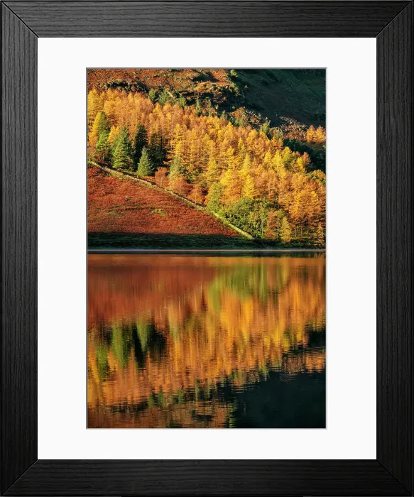 Framed Print : Lake Buttermere at dawn, Lake District, Cumbria, England, UK