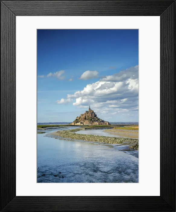 Framed Print : Mont Saint Michel, Bay of Mont Saint Michel, Manche, Normandy, France Framed Print : Mont Saint Michel, Bay of Mont Saint Michel, Manche, Normandy, France