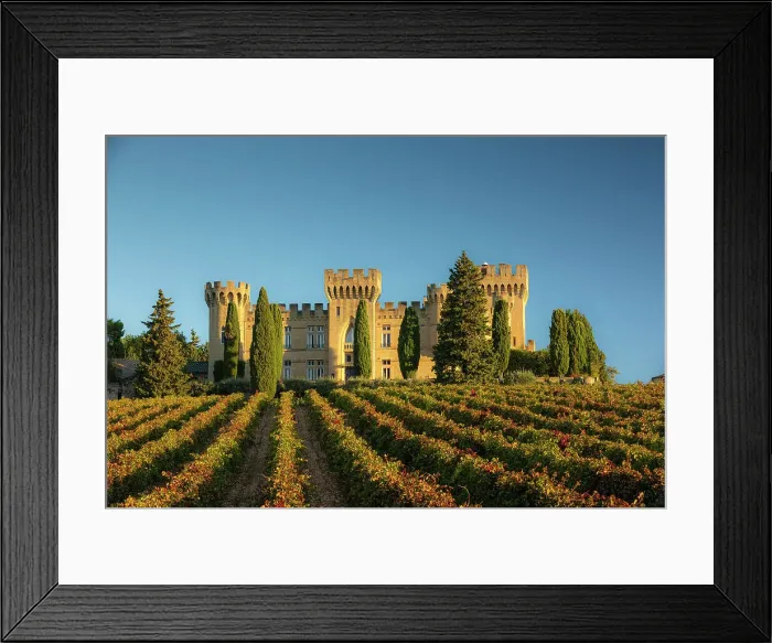 Framed Print : Chateau des Fines Roches, Chateauneuf-du-Pape, Vaucluse, France Framed Print : Chateau des Fines Roches, Chateauneuf-du-Pape, Vaucluse, France