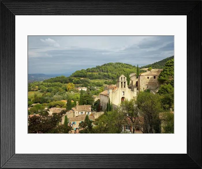 Framed Print : Gigondas and the Dentelles de Montmirail mountains beyond, Provence, Vaucluse, France Framed Print : Gigondas and the Dentelles de Montmirail mountains beyond, Provence, Vaucluse, France