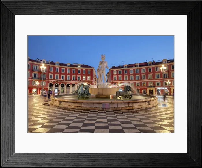 Framed Print : Statue of Apollo, Fontaine du soleil, Place Massena, Nice, Provence-Alpes-Cote d'Azur, France Framed Print : Statue of Apollo, Fontaine du soleil, Place Massena, Nice, Provence-Alpes-Cote d'Azur, France