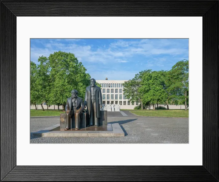 Framed Print : Marx-Engels Monument Alexander Platz, Berlin, Germany Framed Print : Marx-Engels Monument Alexander Platz, Berlin, Germany