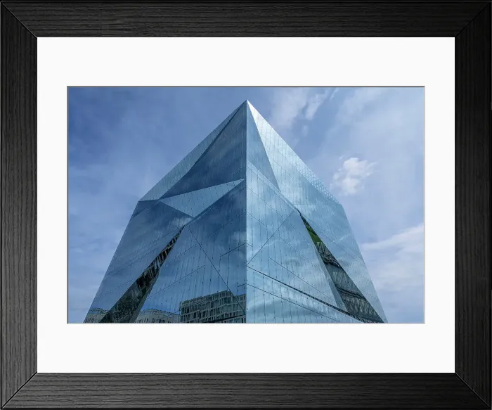 Framed Print : Cube Berlin, Berlin, Germany Framed Print : Cube Berlin, Berlin, Germany