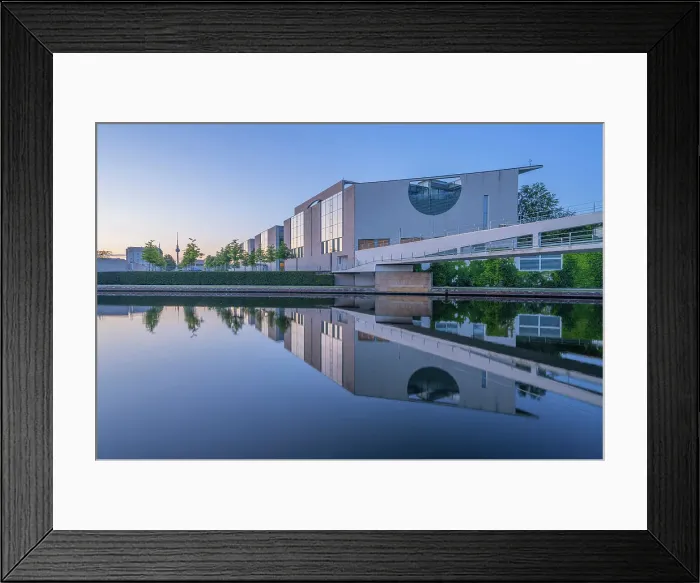 Framed Print : German Chancellery at dawn, Berlin, Germany Framed Print : German Chancellery at dawn, Berlin, Germany
