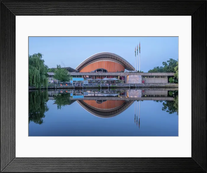 Framed Print : House of World Cultures at dawn, Berlin, Germany Framed Print : House of World Cultures at dawn, Berlin, Germany