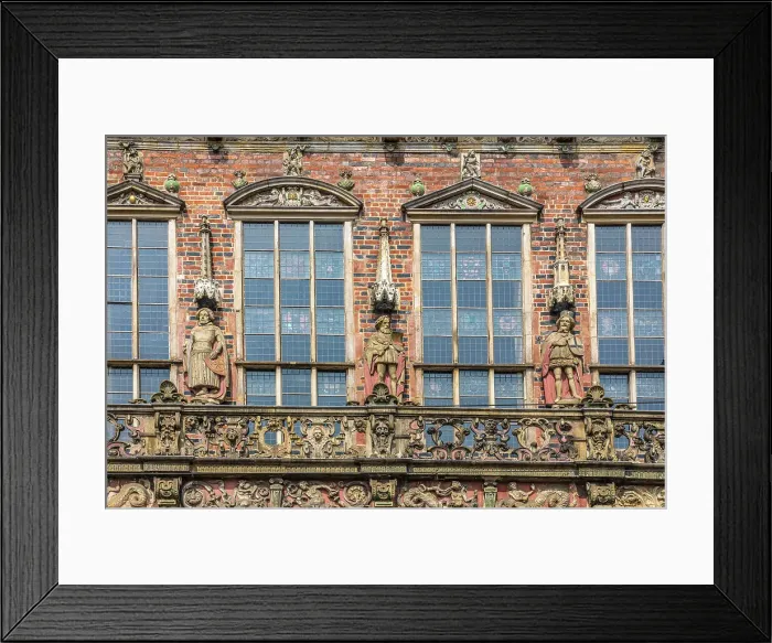 Framed Print : Historic town hall on the market square, Bremen, Germany Framed Print : Historic town hall on the market square, Bremen, Germany