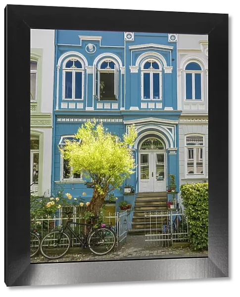 Historic house in the Ostentor district, Bremen, Germany