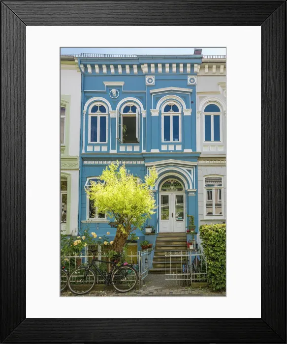 Framed Print : Historic house in the Ostentor district, Bremen, Germany Framed Print : Historic house in the Ostentor district, Bremen, Germany