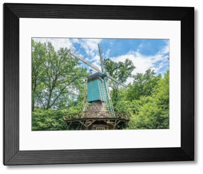 Framed Print : Cloppenburg Museum Village: Coke windmill from Edewecht (Ammerland district, built in 1879), Emsland, Lower Saxony, Germany Framed Print : Cloppenburg Museum Village: Coke windmill from Edewecht (Ammerland district, built in 1879), Emsland, Lower Saxony, Germany