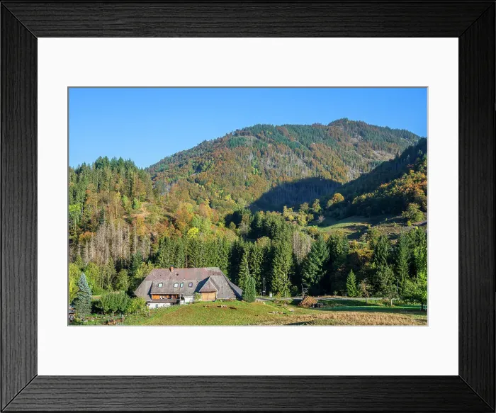Framed Print : View at Prag near Todtnau, Black Forest, Baden-Wurttemberg, Germany Framed Print : View at Prag near Todtnau, Black Forest, Baden-Wurttemberg, Germany