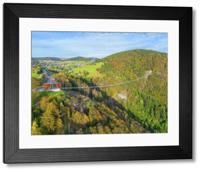 Framed Print : Aerial view at the Blackforestline bridge near Todtnau, Black Forest, Baden-Wurttemberg, Germany Framed Print : Aerial view at the Blackforestline bridge near Todtnau, Black Forest, Baden-Wurttemberg, Germany