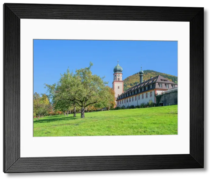 Framed Print : St. Trudpert monastry, Munster valley, Black Forest, Baden-Wurttemberg, Germany