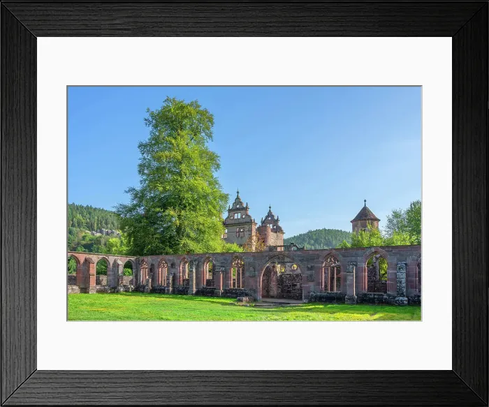 Framed Print : Cloister ruin Hirsau near Calw, Northern Black Forest, Baden-Wurttemberg, Germany
