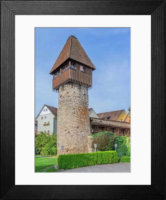 Framed Print : Stork tower at Waldshut-Tiengen, Southern Black Forest, Baden-Wurttemberg, Germany Framed Print : Stork tower at Waldshut-Tiengen, Southern Black Forest, Baden-Wurttemberg, Germany
