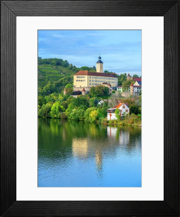 Framed Print : Castle Horneck, Castle of the Teutonic Order with river Neckar, Gundelsheim, Neckar valley, Odenwald, Baden-Wurttemberg, Germany Framed Print : Castle Horneck, Castle of the Teutonic Order with river Neckar, Gundelsheim, Neckar valley, Odenwald, Baden-Wurttemberg, Germany