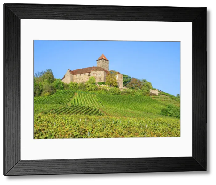 Framed Print : Lichtenberg castle near Oberstenfeld, Neckar valley, Baden-Wurttemberg, Germany