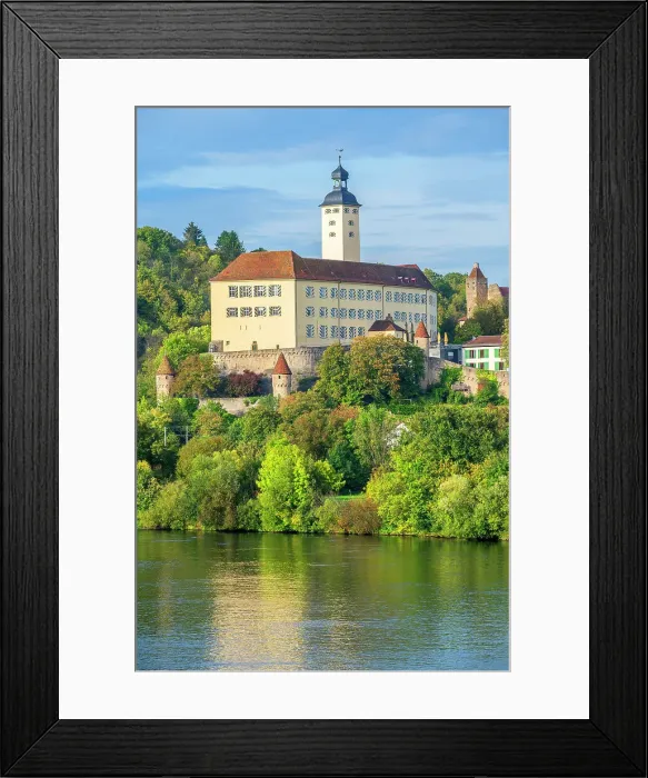 Framed Print : Castle Horneck, Castle of the Teutonic Order with river Neckar, Gundelsheim, Neckar valley, Odenwald, Baden-Wurttemberg, Germany Framed Print : Castle Horneck, Castle of the Teutonic Order with river Neckar, Gundelsheim, Neckar valley, Odenwald, Baden-Wurttemberg, Germany