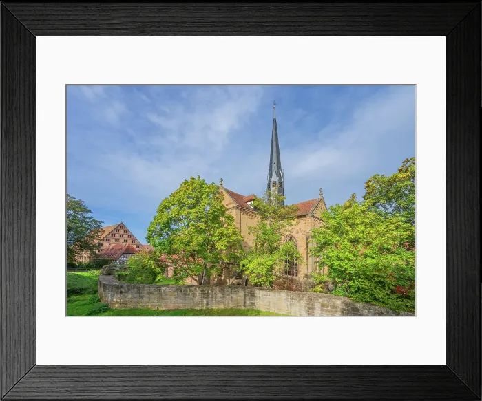 Framed Print : Maulbronn abbey, Northern Black Forest, Baden-Wurttemberg, Germany