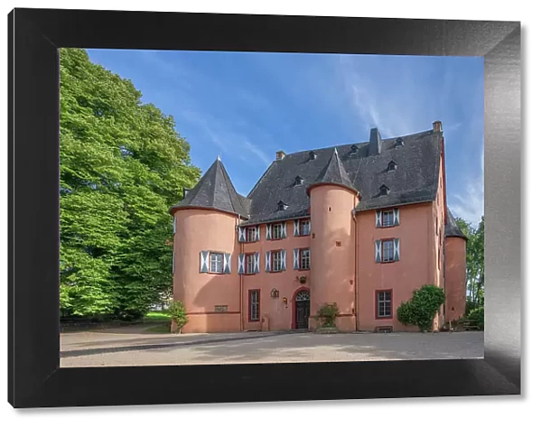 Waldmannshausen castle, Limburg an der Lahn Lahn, Lahn valley, Westerwald, Hesse, Germany